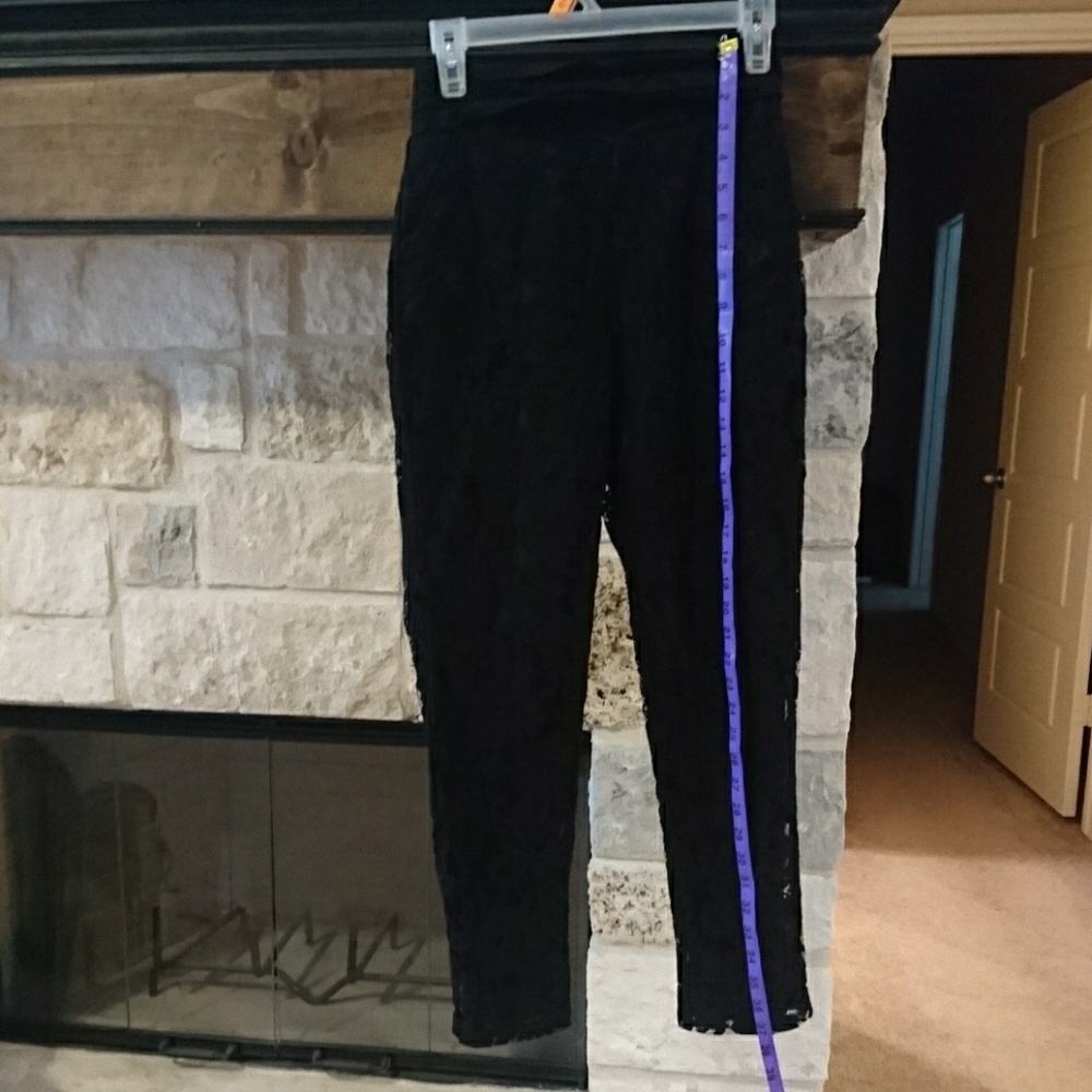 UO Kimchi Blue black lace pants. EUC